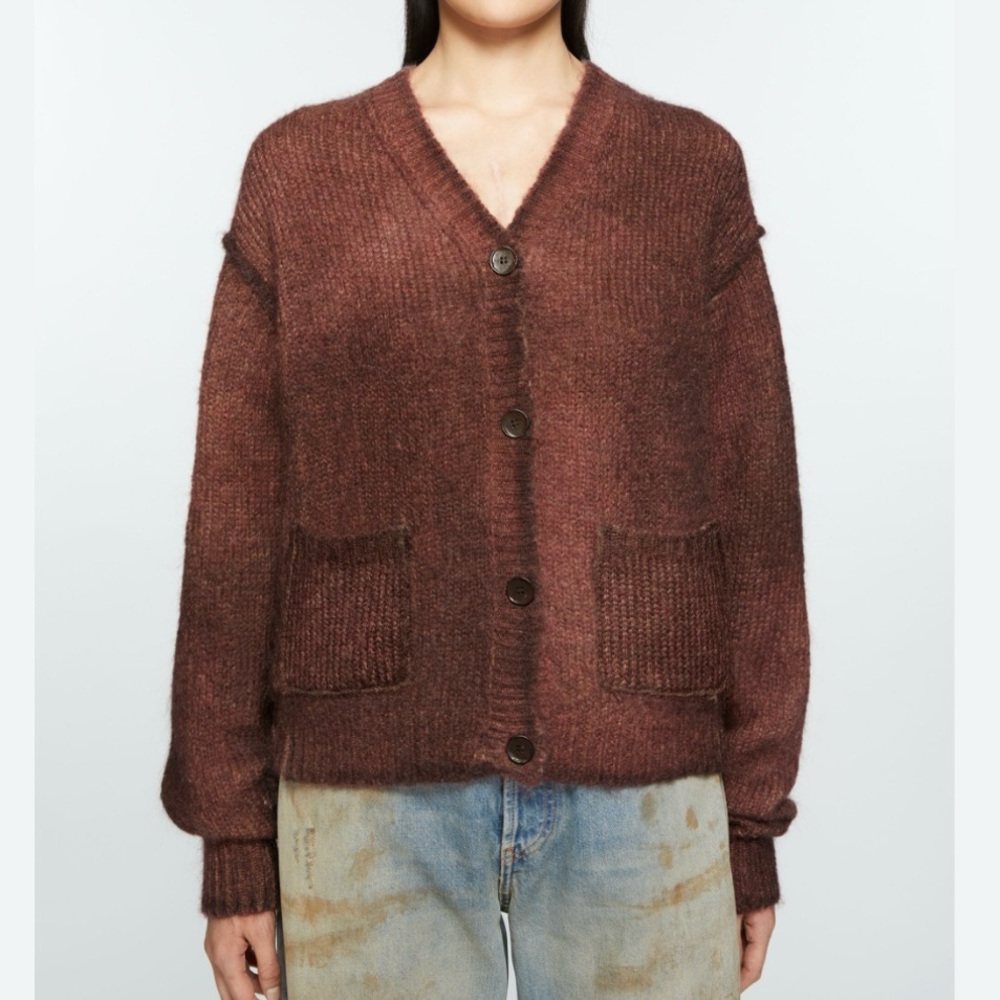 Acne Studios spray cardigan sweater
